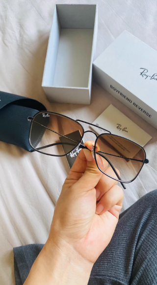 Gafas de Sol Ray-Ban Unisex Negro/Marrón