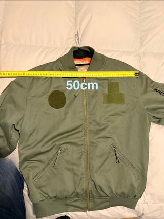 Chaqueta Bomber Militar Piloto Verde