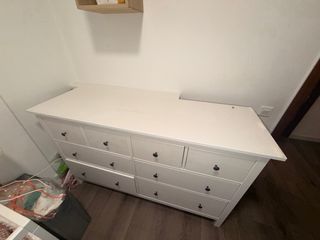 Cómoda IKEA HEMNES 8 cajones blanca