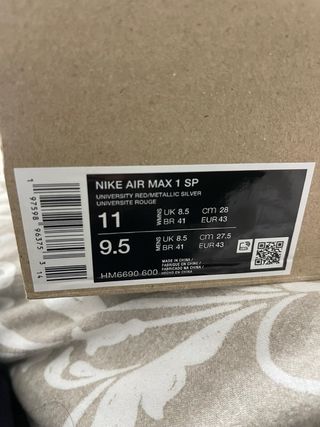 Nike Air Max 1 Rojas