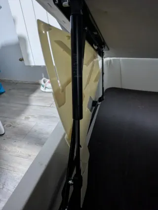 Canapé abatible beige