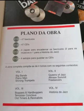Coleção CDs Jazz Time Orbis Fabbri