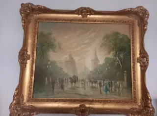 Cuadro decorativo estilo clásico