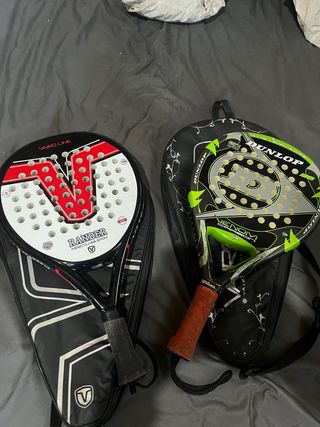 Pack 2 Palas Pádel Varlion y Dunlop