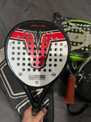 Pack 2 Palas Pádel Varlion y Dunlop