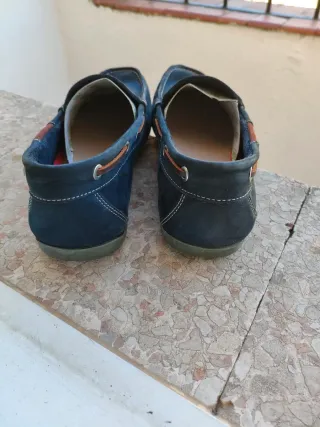 Zapatos náuticos Callaghan azul y marrón