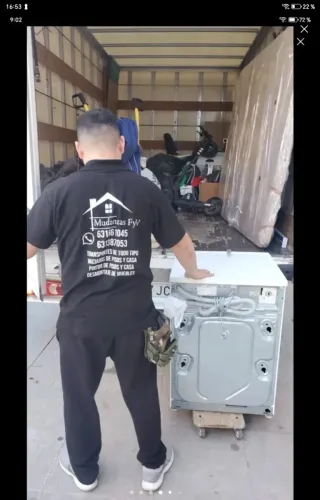 Plataforma elevadora para mudanzas