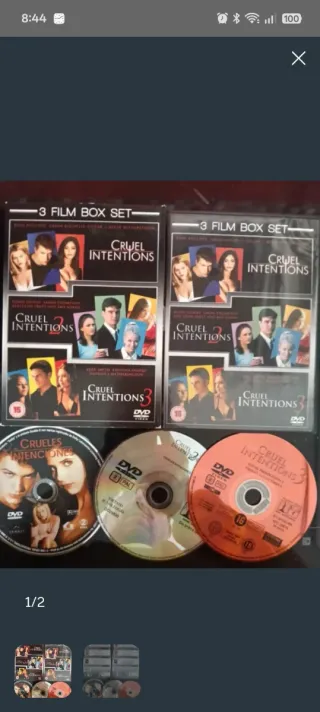 Trilogía Crueles Intenciones DVD