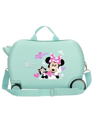 Maleta Infantil Ruedas Disney Minnie Cabina Verde