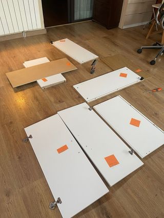 Guardaroba IKEA SKRUVBY Bianco e Legno