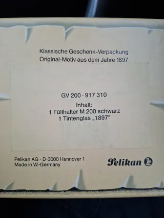 Pluma Pelikan M200 Set Vintage