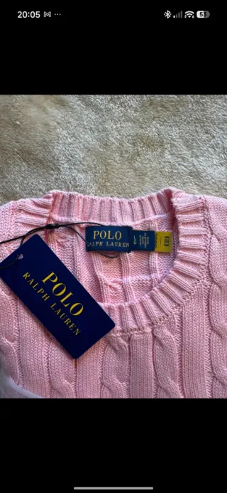 Jersey Polo Ralph Lauren Rosa Talla M