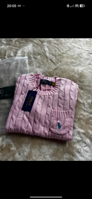 Jersey Polo Ralph Lauren Rosa Talla M