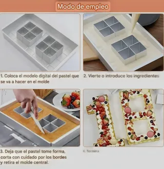 MOLDE RESISTENTE Letras y Números 29.5x17x5cm