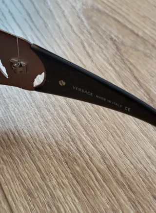Gafas de sol Versace Marrón y Dorado