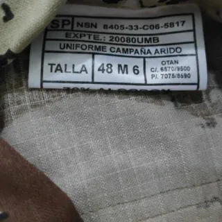 Traje tipo árido 6 colores NUEVO