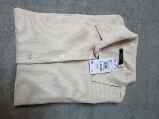 Camicia beige a coste RAGAZZA taglia M