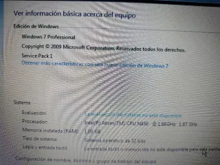 Portátil dots 10 Intel Atom N450 1GB RAM 160GB HDD