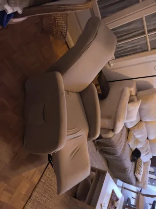 Butaca reclinable beige