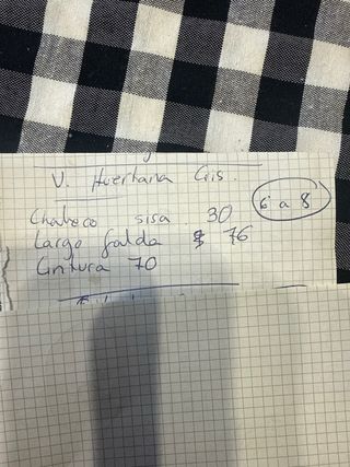 Traje huertana fallera niña