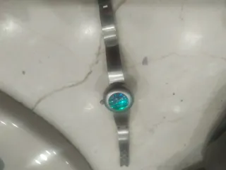 Reloj Fossil Mujer Esfera Verde Plata