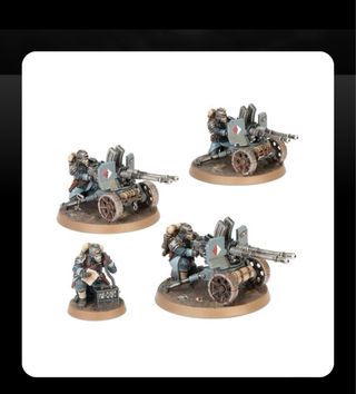 Warhammer 40k Krieg Heavy Weapons Squad