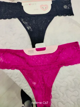 Lote 2 tangas encaje