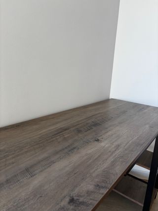 Escritorio madera y metal