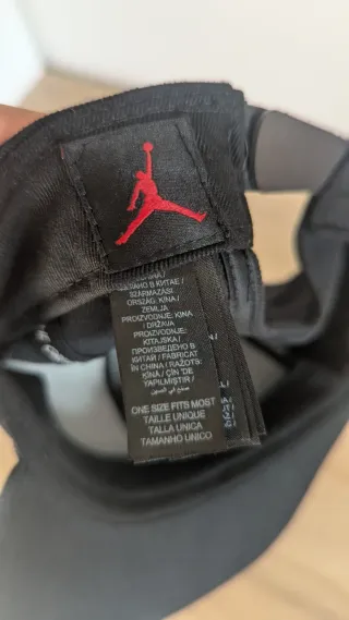 Cappellino Nike Jordan Jumpman Nero Rosso