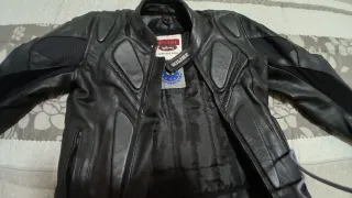 Chaqueta de moto Miline mujer negra