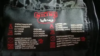 Chaqueta de moto Miline mujer negra