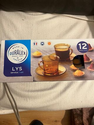 Juego 6 Tazas y Platos Ámbar Arcopal