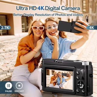 Cámara Digital 4K Ultra HD
