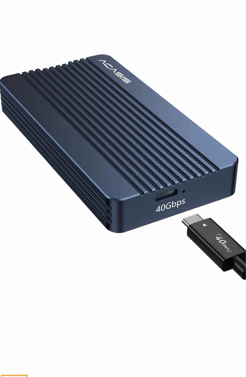 Caja SSD M.2 NVMe 40Gbps Acasis TBU405Air afbeelding 2