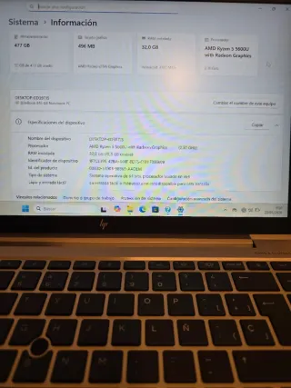 Portátil HP EliteBook 845 G8 512GB