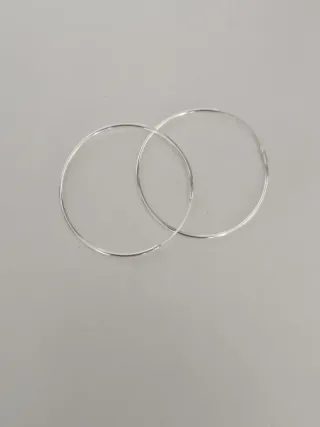 Pendientes Aro Plata Ley