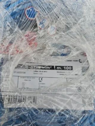 Cavo elettrico blu 6mm² - 100m