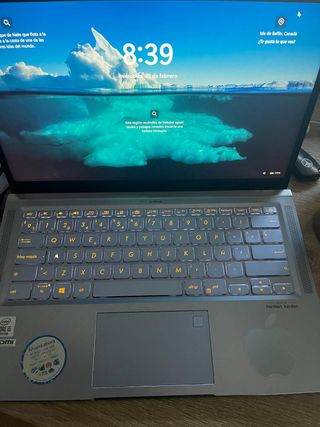 Ordenador portátil Asus gris/plateado