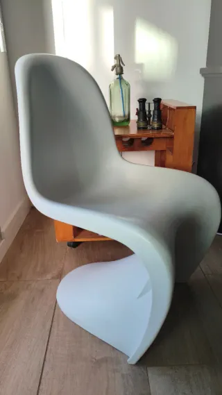 Silla Panton Blanca Diseño Moderno