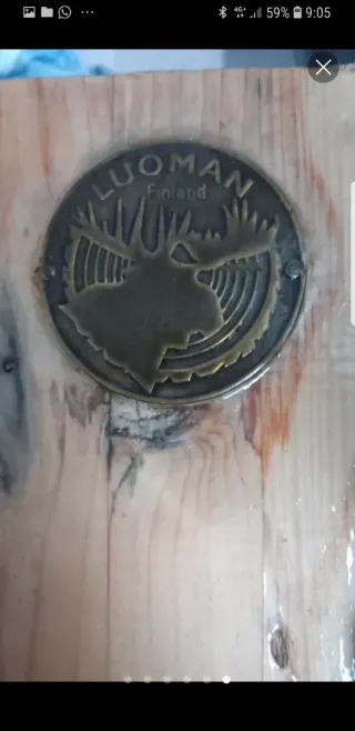 Puerta madera y cristal