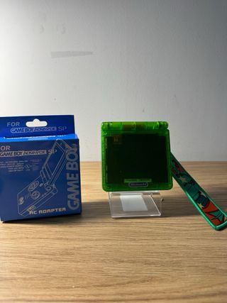 Game Boy SP Verde Translucido + Pokemon esmeralda