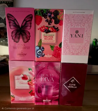 Lote 6 perfumes mujer Prady