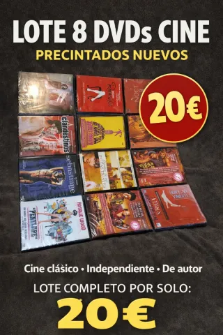 Lote 8 DVD di Film Precintati Nuovi