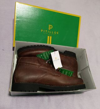Botines Pitillos Hombre Marrones