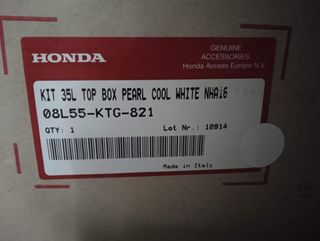 Baúl trasero blanco perlado Honda SH 125 2009-2012
