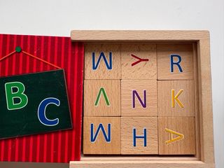Letras de madera ABC