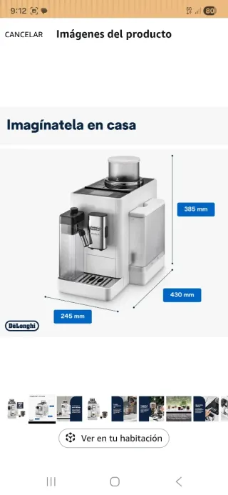 Cafetera DeLonghi Rivelia Blanca