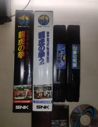 Art of Fighting 1 y 2 + Soundtrack Neo Geo AES