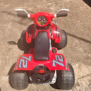 Quad infantil rojo feber 12V