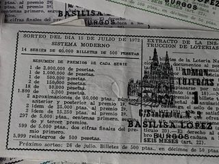 Lotería Nacional antigua